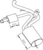 FIAT 1337337080 Middle-/End Silencer